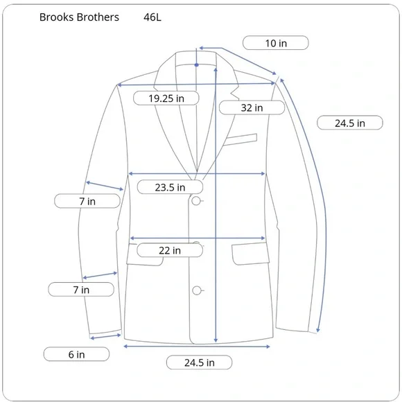 Vintage Brooks Brothers Makers Gray SUIT - Picture 4 of 12